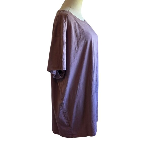 Lululemon All Yours Pima Cotton Short Sleeve T-Shirt Rose Womens Size 20 - Picture 2 of 16